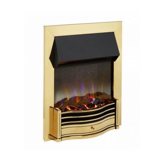 dimplex dumfries brass insert electric stove