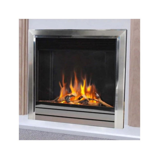 evonic kepler 22 insert electric fire with chrome frame