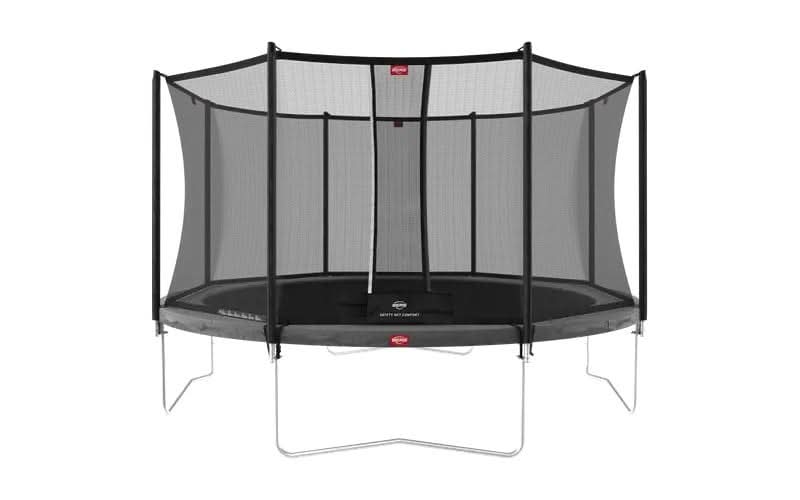 Load image into Gallery viewer, regular grey trampoline with safety net