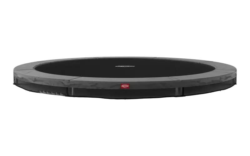 Load image into Gallery viewer, grey inground trampoline