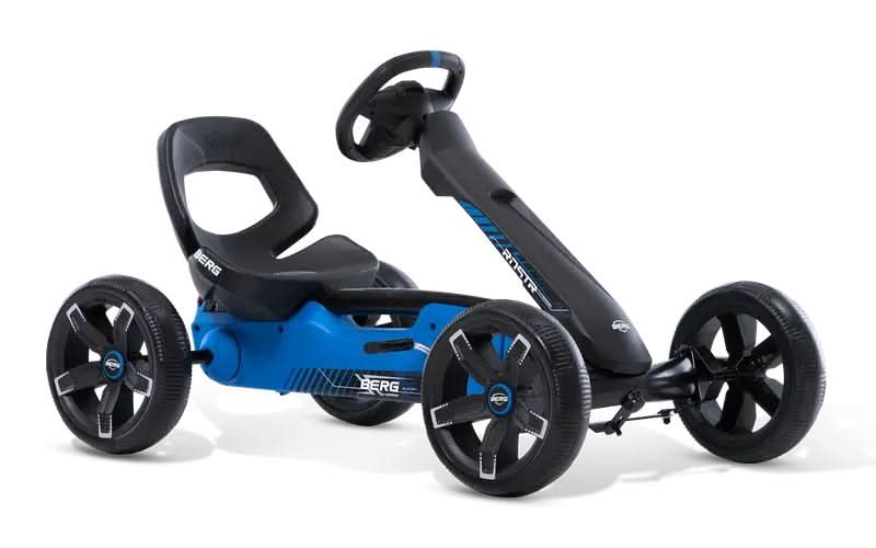 Load image into Gallery viewer, blue and black go kart