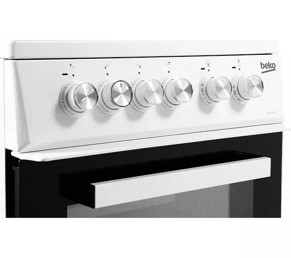 Завантажте зображення в засіб перегляду галереї, Beko Electric Ceramic Cooker | 50 cm | White | KDVC563AW