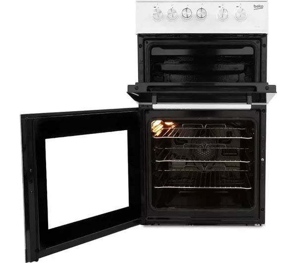 Завантажте зображення в засіб перегляду галереї, Beko Electric Ceramic Cooker | 50 cm | White | KDVC563AW