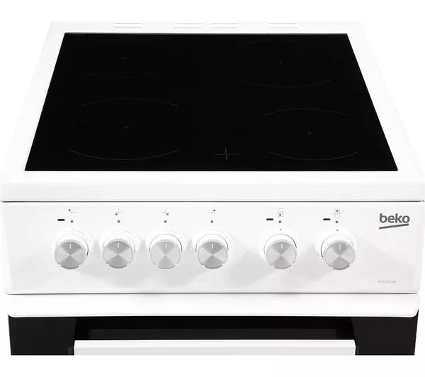 Завантажте зображення в засіб перегляду галереї, Beko Electric Ceramic Cooker | 50 cm | White | KDVC563AW