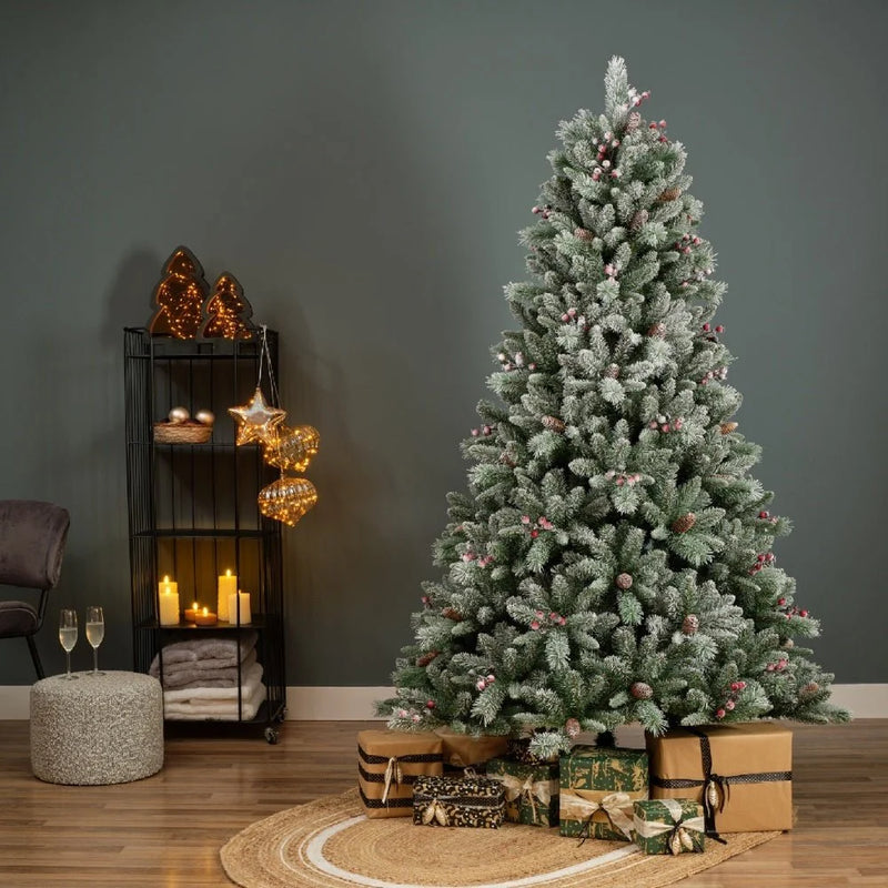 Załaduj obraz do przeglądarki galerii, Everlands Frosted Windham Spruce Christmas Tree | 7FT | 301294