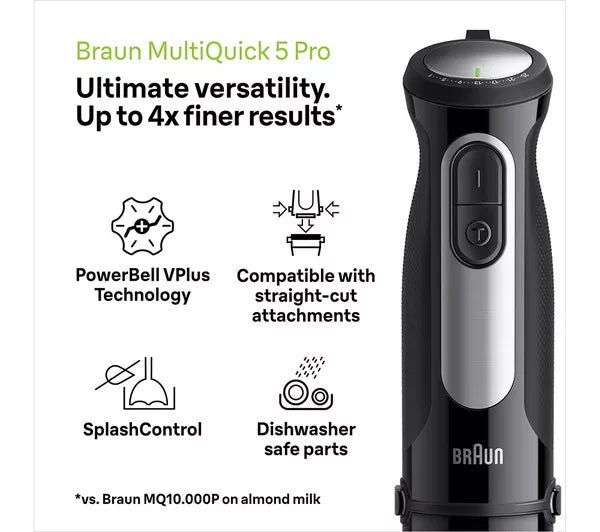 Load image into Gallery viewer, BRAUN MultiQuick 5 Pro MQ55755M Hand Blender | HB501BI