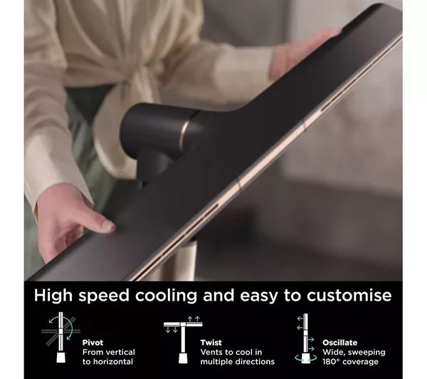 Завантажте зображення в засіб перегляду галереї, Shark TurboBlade Multi-Directional Cooling Fan | Black | TF200SUK