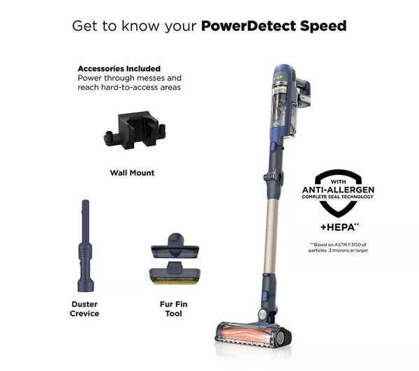 Load image into Gallery viewer, Shark PowerDetect Speed Clean & Empty Pet Pro Cordless Vacuum Cleaner | Ultramarine | IA1241UKT