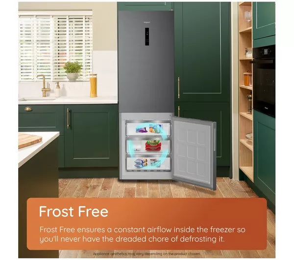 Load image into Gallery viewer, Hotpoint 60Cm Larder Fridge 365L Frost Free Vitalcare Dairy Compartment Bottle Rack | Inox | HPMLF 6442 XBR4UK