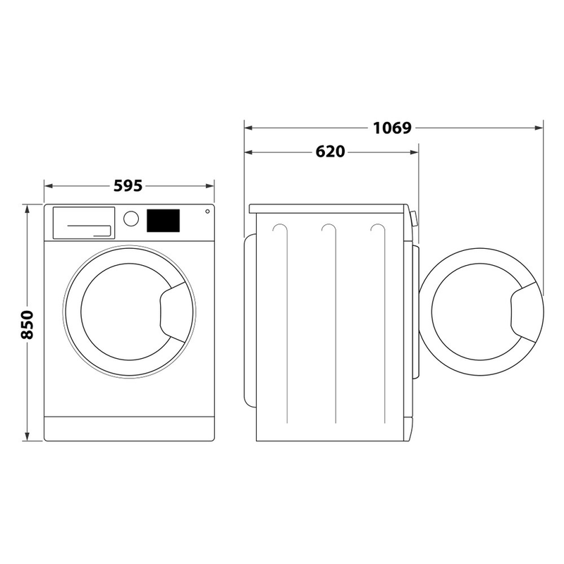 Load image into Gallery viewer, Indesit Washing Machine | 11kg | 1400 Spin | A Rated | BWE111496XWVUK