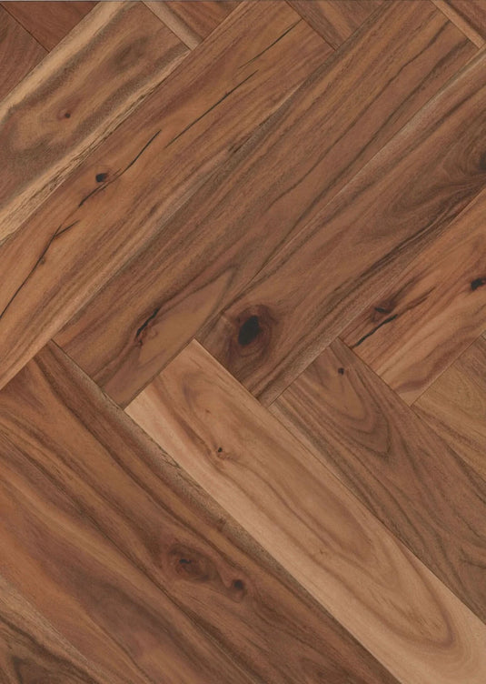 walnut acacia natural herringbone flooring