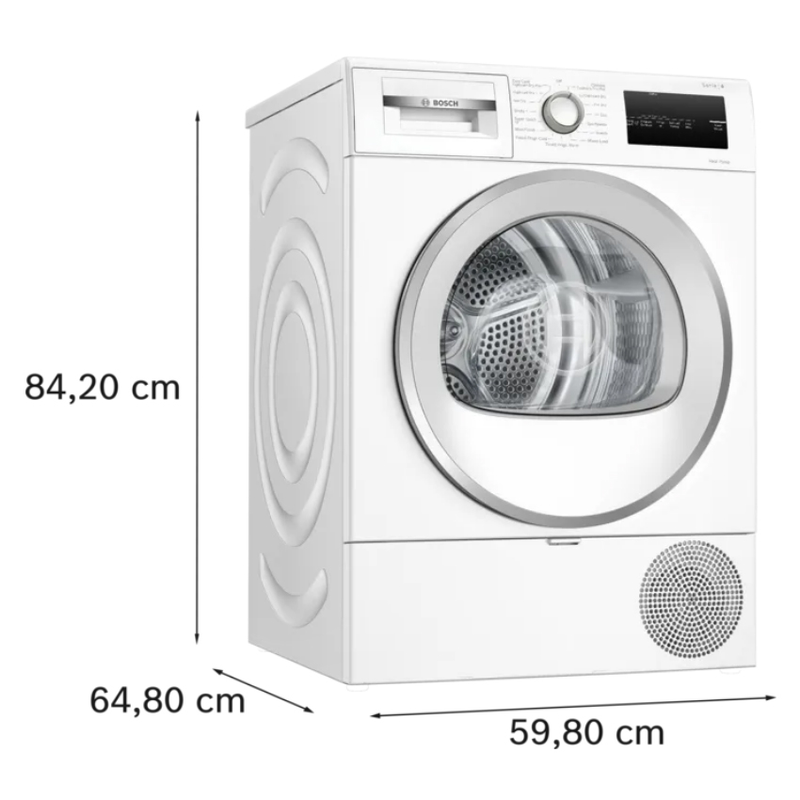 Załaduj obraz do przeglądarki galerii, Bosch Series 4 Heat Pump Dryer | 8KG | White | WTH85224GB