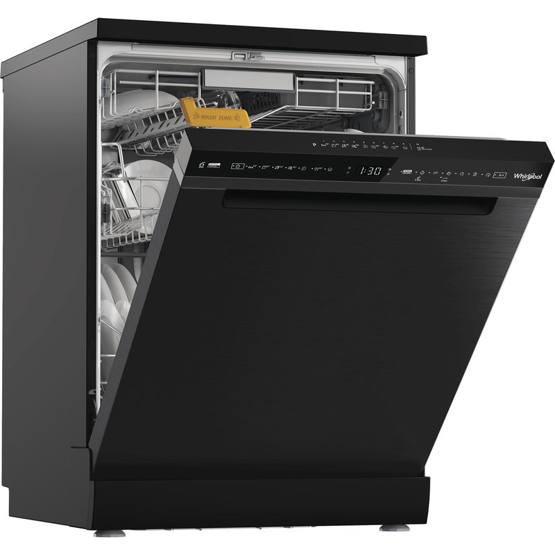Load image into Gallery viewer, Whirlpool Maxi Space Freestanding Dishwasher | Black | W8FHS61BSUK