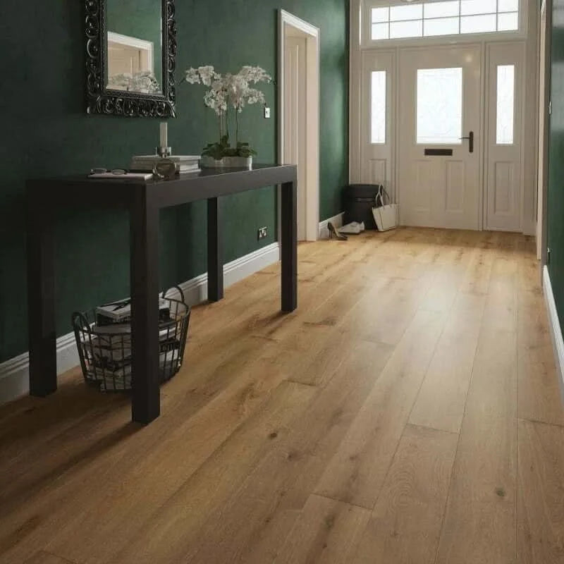 Load image into Gallery viewer, mountain trail oak flooring displayed in a hallway