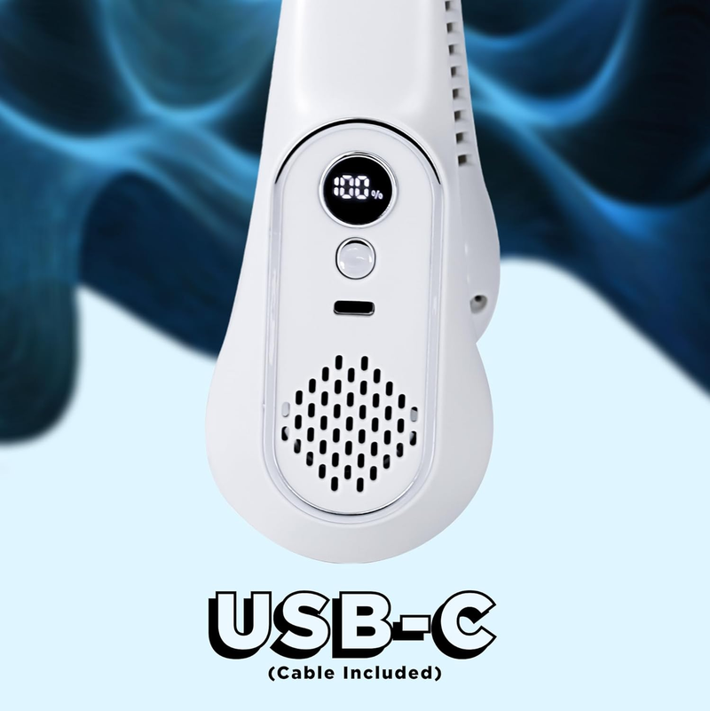 Load image into Gallery viewer, Status Portable Neck Fan | SNECKFAN36001PB6