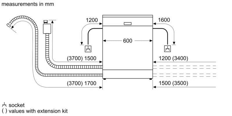 Завантажте зображення в засіб перегляду галереї, Bosch Series 6 Integrated Dishwasher | SMD6ZCX60G