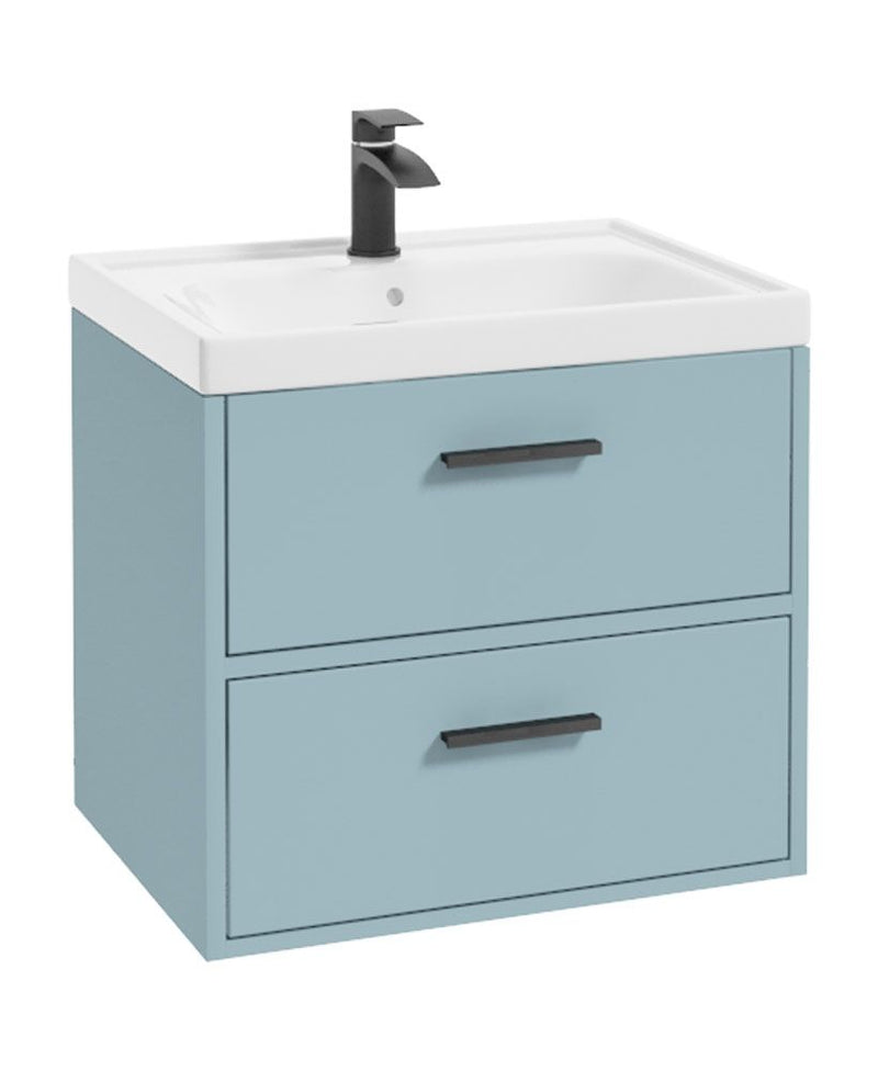 Load image into Gallery viewer, Sonas Finland Wall Hung 60Cm Two Drawer Vanity Unit