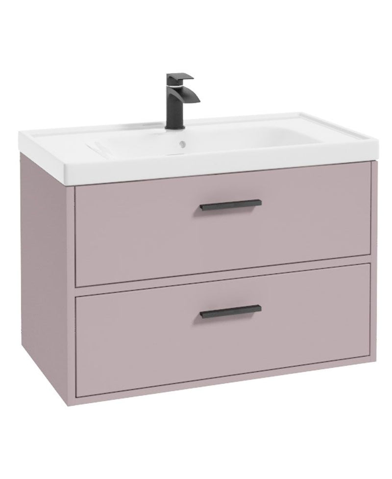 Load image into Gallery viewer, Sonas Finland Wall Hung 80Cm Two Drawer Vanity Unit