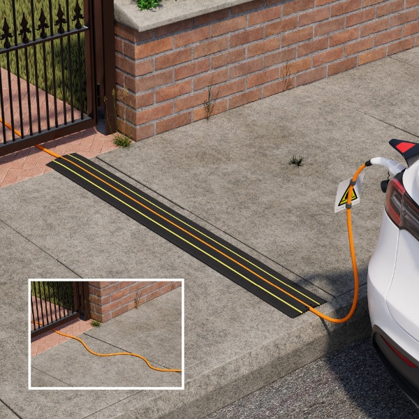 Load image into Gallery viewer, Luceco Ultra Shallow Ev Cable Cover 2M Length | Black | UCC-BLK