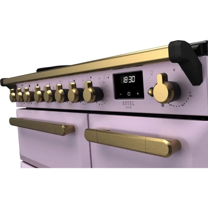 Завантажте зображення в засіб перегляду галереї, Heather Range Cooker with Gold Handles on White Background
