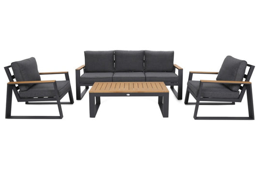Rimini Garden Furniture Set | Dark Grey | 340378