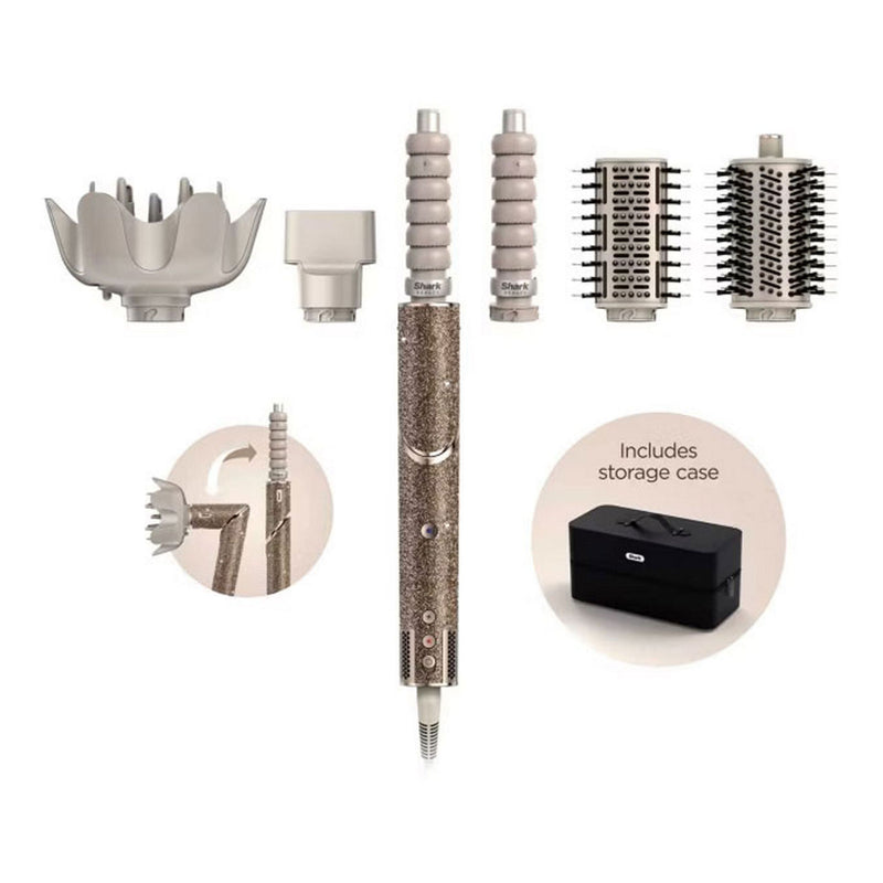 Load image into Gallery viewer, Shark FlexStyle Sparkle 5-in-1 Air Styler Champagne | HD446JSUK