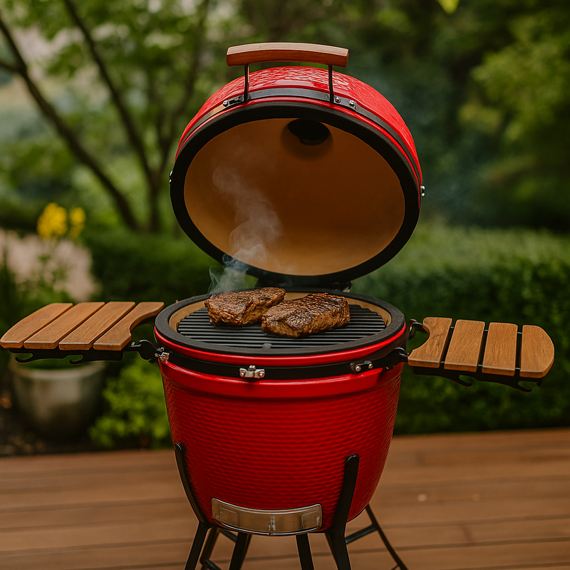 Load image into Gallery viewer, Henley Kamado 21" | Red | BBQ-SE-21
