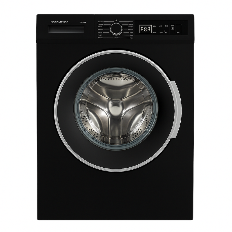 Load image into Gallery viewer, NordMende Washing Machine | 7KG | Black | 1200 Spin | WMT1271BL