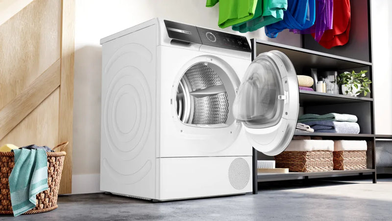 Załaduj obraz do przeglądarki galerii, Bosch Series 8 Heat Pump Condenser Dyer | 9KG | White | WQB246C9GB