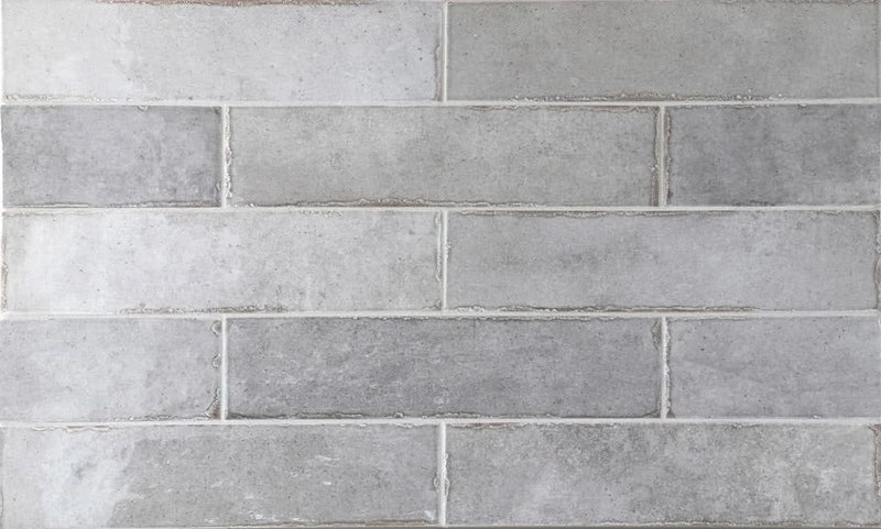Завантажте зображення в засіб перегляду галереї, tribeca tile in grey whisper, 6x24.6cm