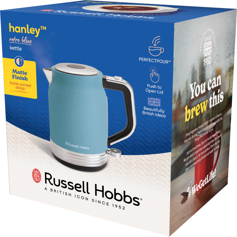 Завантажте зображення в засіб перегляду галереї, Russell Hobbs Hanley Kettle | Retro Blue | 28641