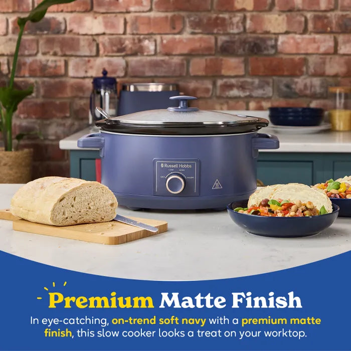 Load image into Gallery viewer, Russell Hobbs Slow Cooker Bronte | Soft Navy | 28780