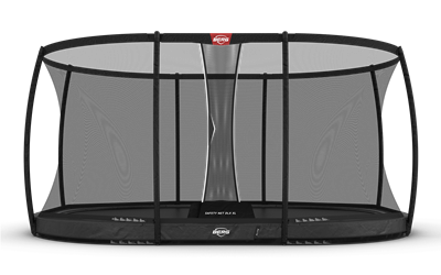 Berg Grand Elite InGround Trampoline | 520CM/ 17FT | Safety Net Deluxe XL | Grey | 30.43.95.32