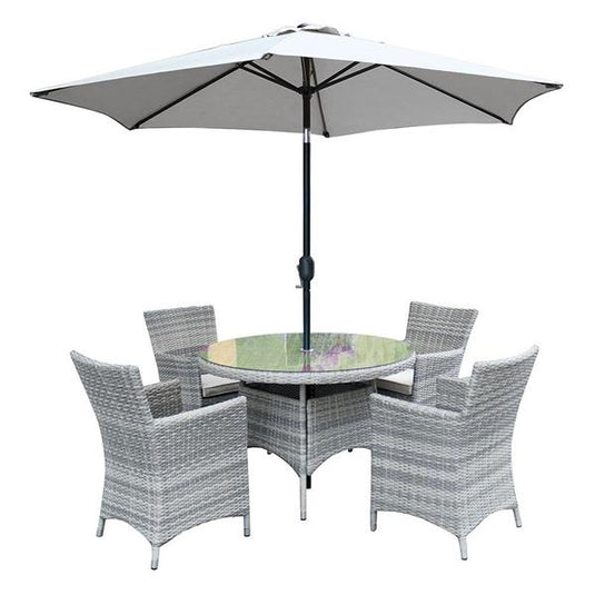Tuscany 4 Seater Round Dining Set | 1.1M | 301012