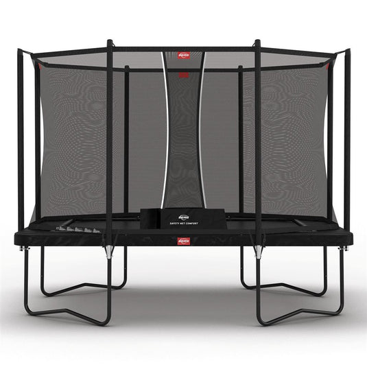 Berg Ultim Favorit Regular Trampoline | 330CM/ 11FT | Safety Net Comfort | Black | 32.25.63.40