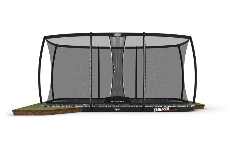 Load image into Gallery viewer, Berg Ultim Elite FlatGround | 500CM/ 16FT | Safety Net Deluxe XL | Grey | 32.41.95.31