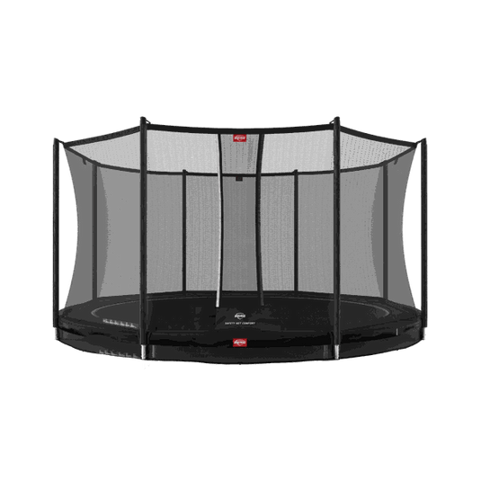 Berg Favorit InGround Trampoline | 430CM/ 14FT | Safety Net | Black | 35.14.96.02
