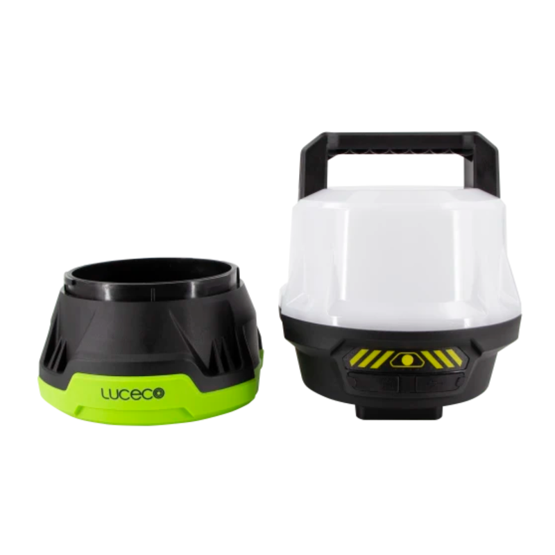 Załaduj obraz do przeglądarki galerii, Luceco 18V Battery Powered Led Area Worklight With Adaptors | 4000Lm | 6500K | LWHOAV400G65-01