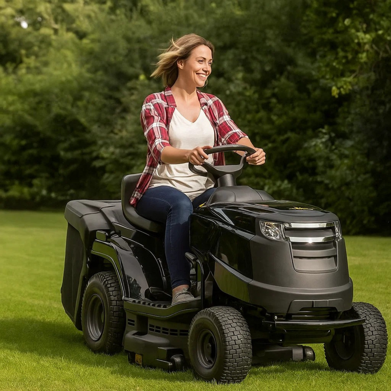 Завантажте зображення в засіб перегляду галереї, Alpina Hydrostatic Ride-on Lawnmower | 84cm/33" Cut | 14 HP | AT484HA