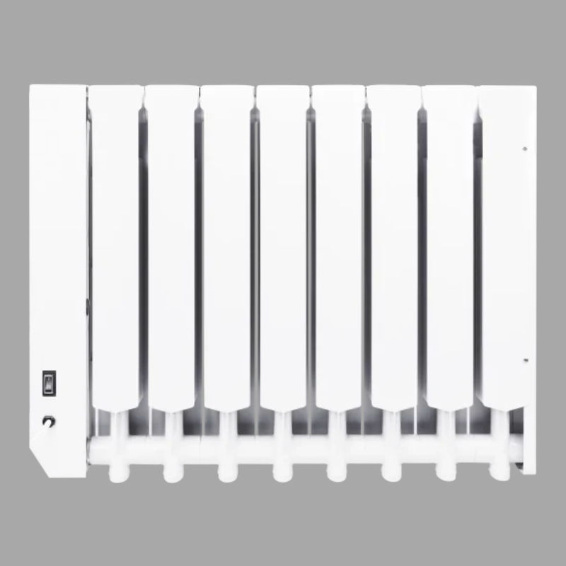 Load image into Gallery viewer, Luceco Masterplug Smartenergy Monitoring Oil Radiator 1500W | White | 8 Fins | Uk Plug | OILW150W8UK-MP