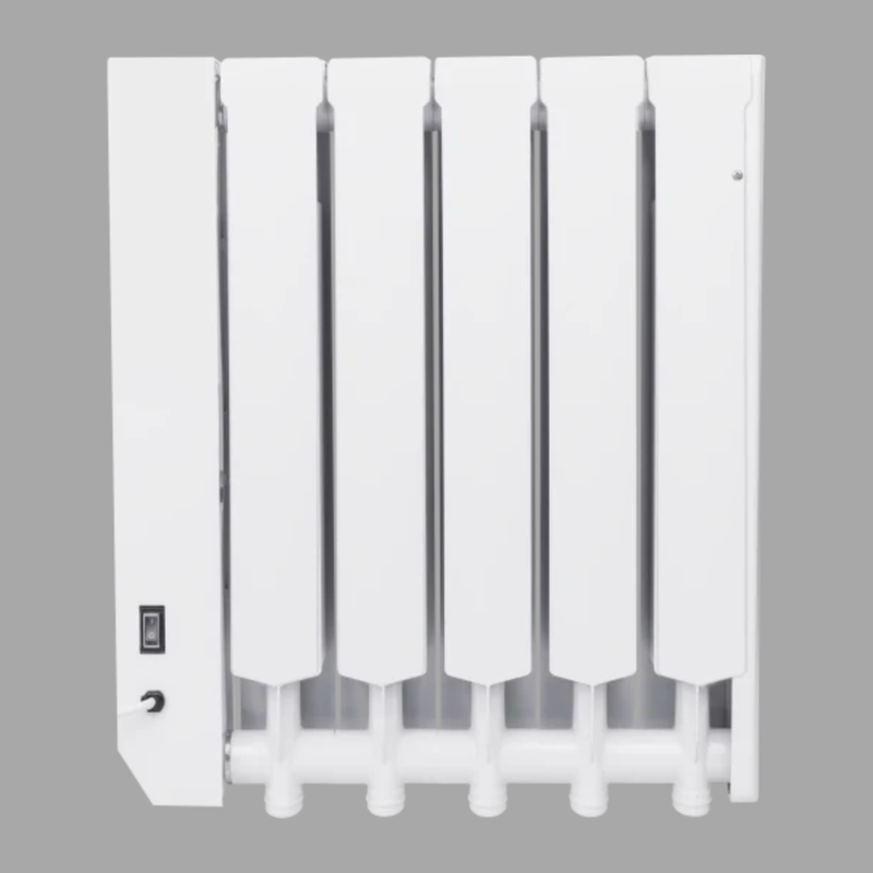 Załaduj obraz do przeglądarki galerii, Luceco Masterplug Smartenergy Monitoring Oil Radiator 1000W | White | 5 Fins | Uk Plug | OILW100W5UK-MP