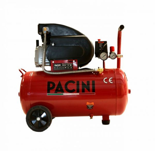 Pacini 50 Litre Electric Air Compressor | 2HP  | 8Bar | 110V | 50LC110V
