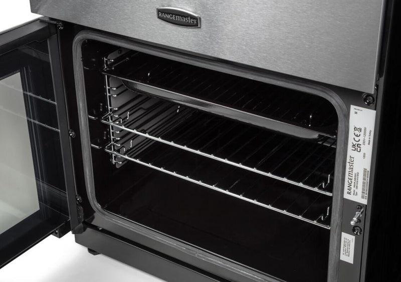 Załaduj obraz do przeglądarki galerii, Rangemaster Professional+ 60cm | Ceramic | Stainless Steel with Chrome trim | 128180 | PROPL60ECSS/C