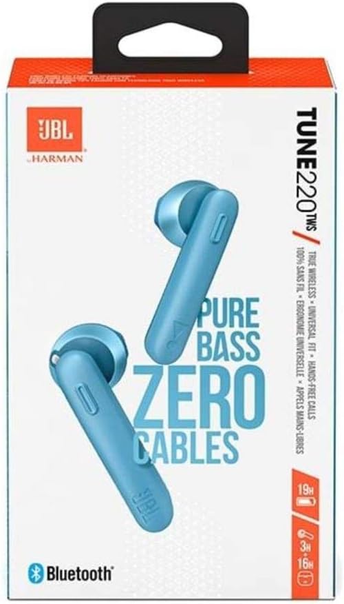 Завантажте зображення в засіб перегляду галереї, JBL Tune 220TWS True Wireless Earbuds | Blue | JBLT220TWSBLU