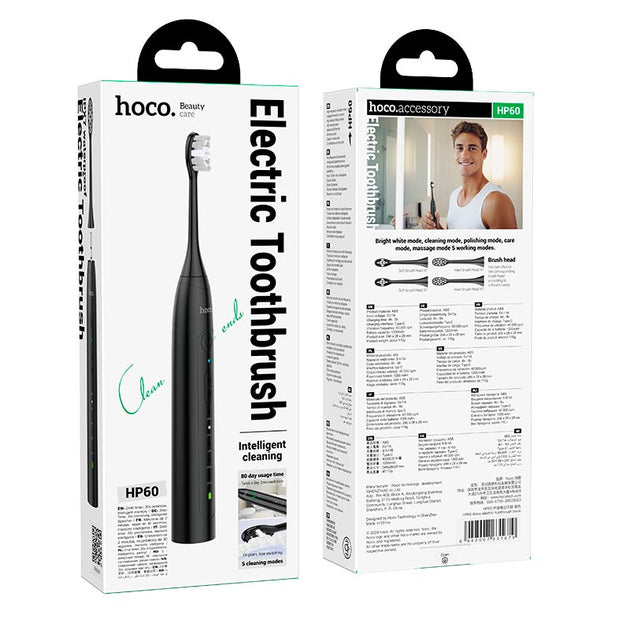 Load image into Gallery viewer, Hoco HP60 Electric Toothbrush | Black | 631679