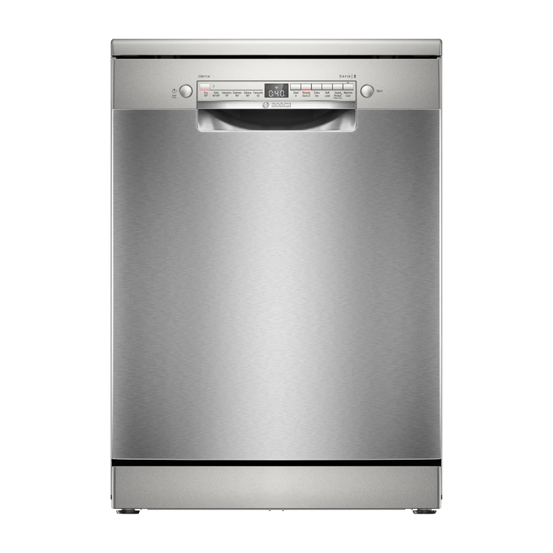 Załaduj obraz do przeglądarki galerii, Bosch Series 2 60CM Freestanding Standard Dishwasher - Brushed Steel | SMS2HVI06G