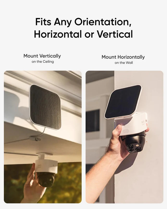 Завантажте зображення в засіб перегляду галереї, Eufy SoloCam S340 Wireless Outdoor Security Camera with Dual Lens and Solar Panel | TTT T81703W1