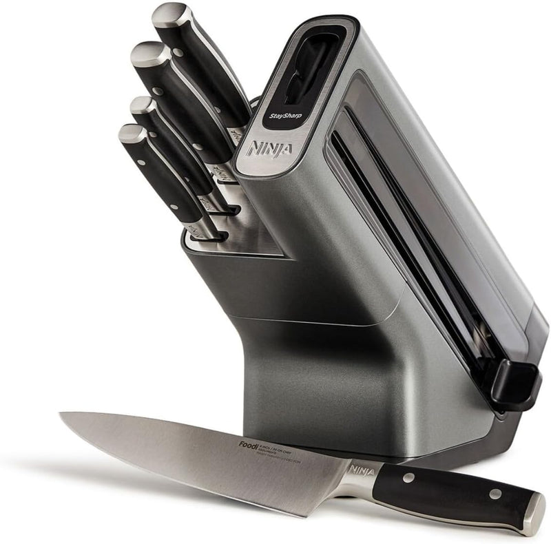 Load image into Gallery viewer, Ninja Foodi StaySharp Knife Block with Integrated Sharpener | Black | K32005UK