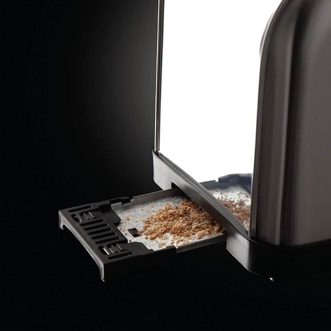Завантажте зображення в засіб перегляду галереї, russell hobbs futura 2 slice steel toaster crumbs tray
