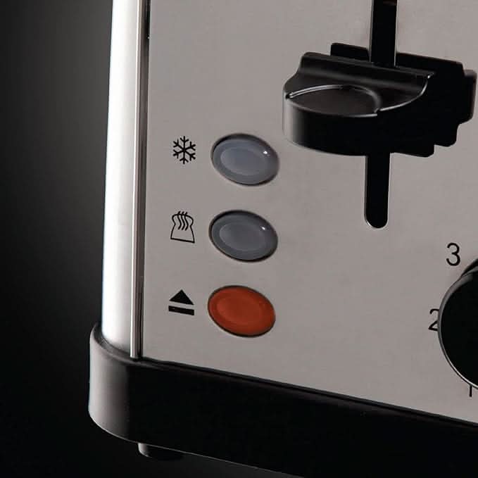 Завантажте зображення в засіб перегляду галереї, russell hobbs futura 2 slice steel toaster control panel